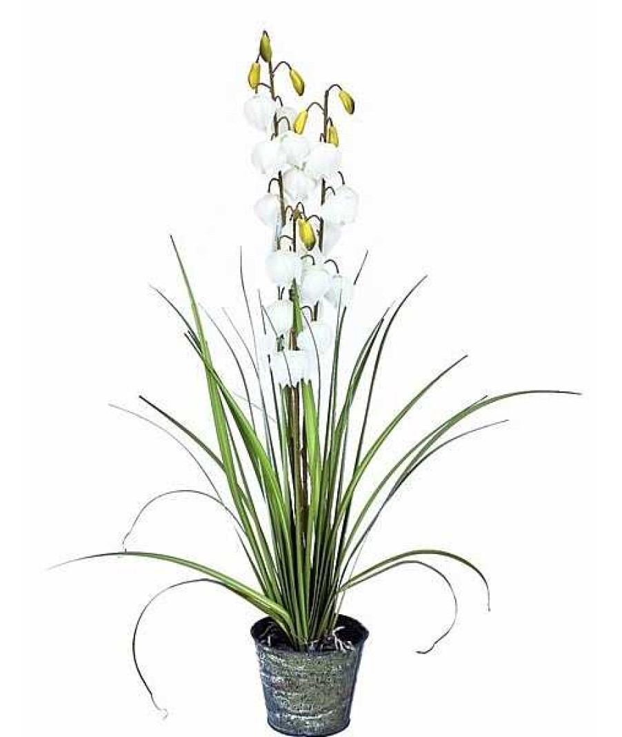 Plantas Artificiales Muebles Río | Maceta Mod. Grass Cimbidium